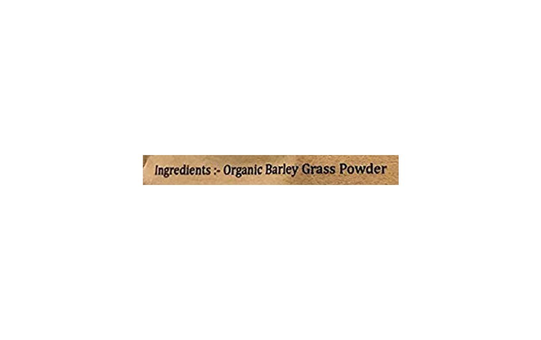 Food 4 You Organic Barley Grass Powder (Raw Natural)    Pack  75 grams